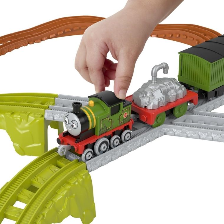Fisher-Price, Thomas & Friends, Whiff's Recycling Run, set de joaca cu locomotiva