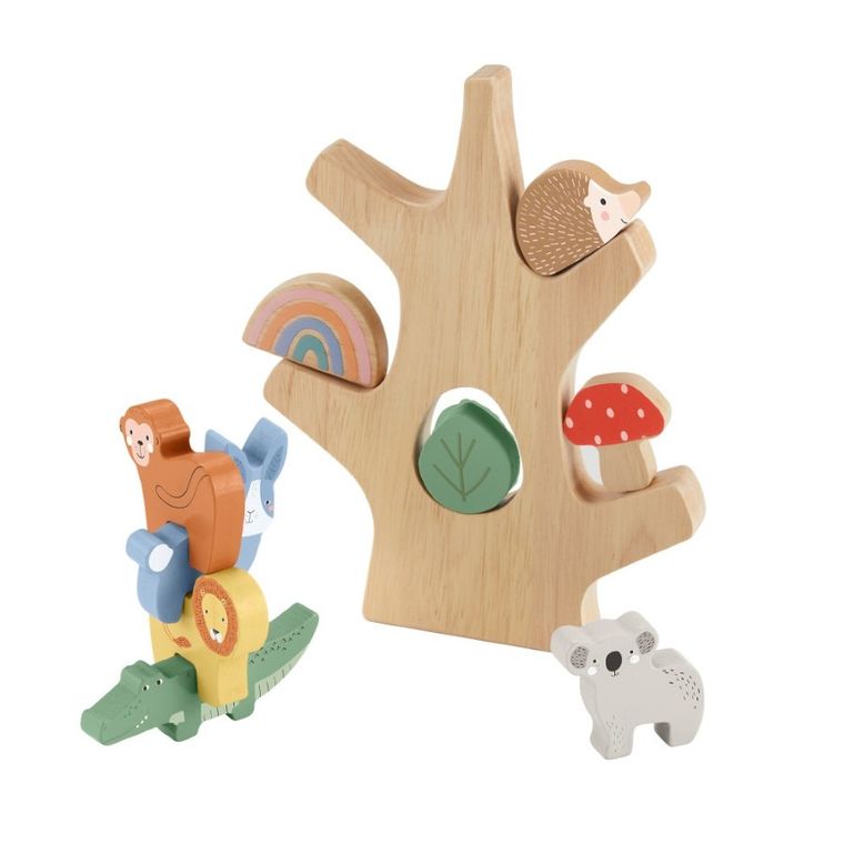 Fisher-Price, Wooden Balance Tree, jucarie din lemn