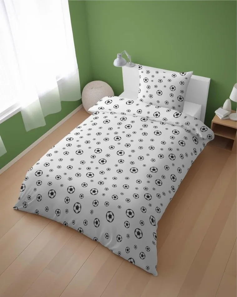 Football, set lenjerie de pat single, 140-200 cm