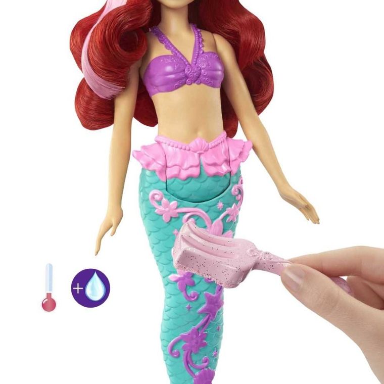 Frozen, Ariel, papusa cu schimbare de culoare