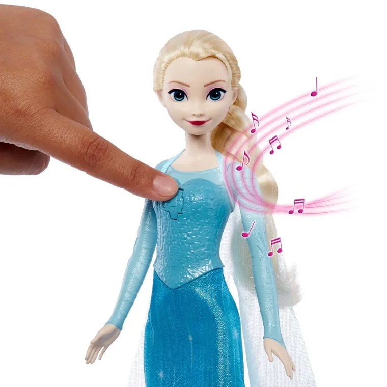 Frozen, Elsa, papusa cantatoare, versiunea in engleza