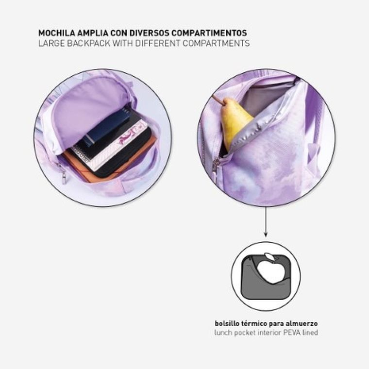 Frozen, rucsac pentru scoala, violet