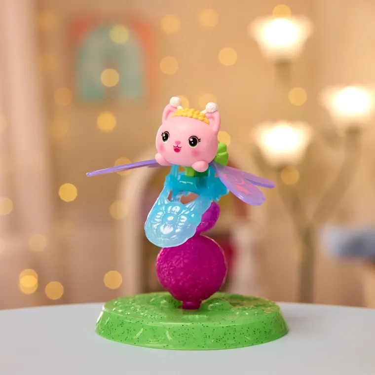 Gabby's Dollhouse, Fairylandia, inel magic cu figurina mobila, Kitty Fairy