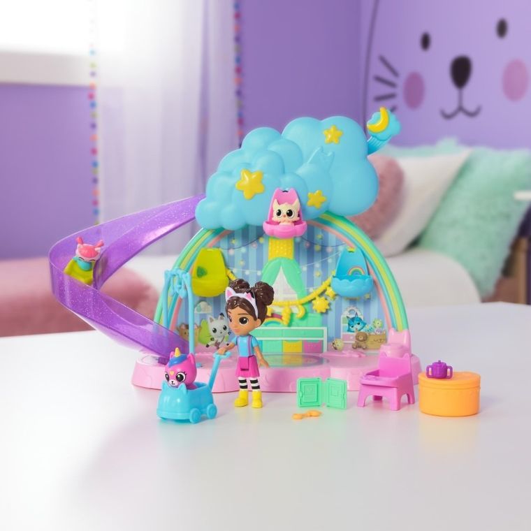 Gabby's Dollhouse, Kitty Care Ear Purrfect Playroom, set de figurine