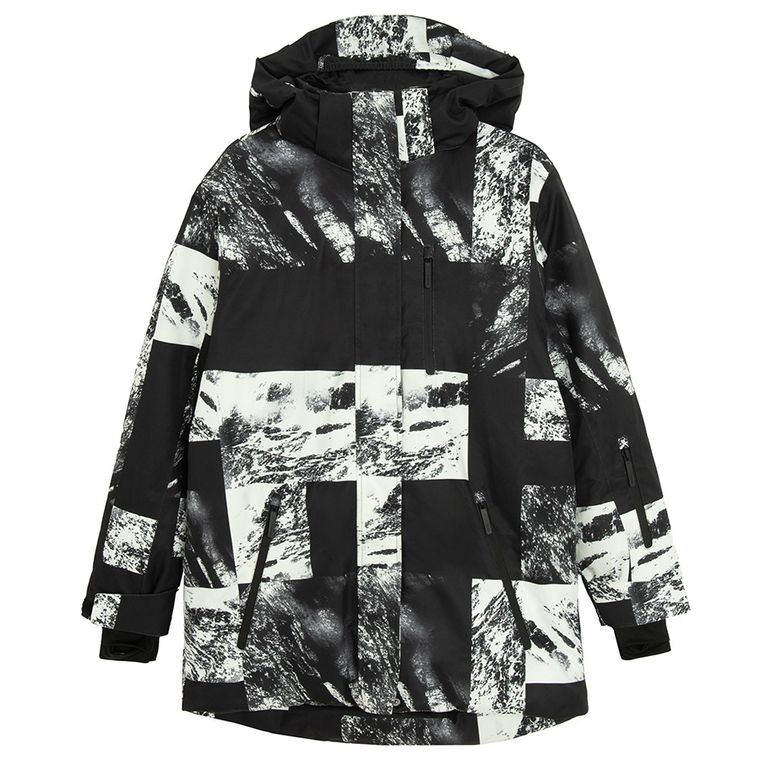 Geaca de schi impermeabila cu gluga si croiala oversize unisex NOWEAR