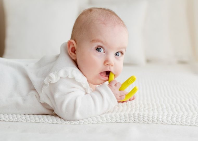 GiliGums, Cactus, jucarie dentitie din silicon, verde