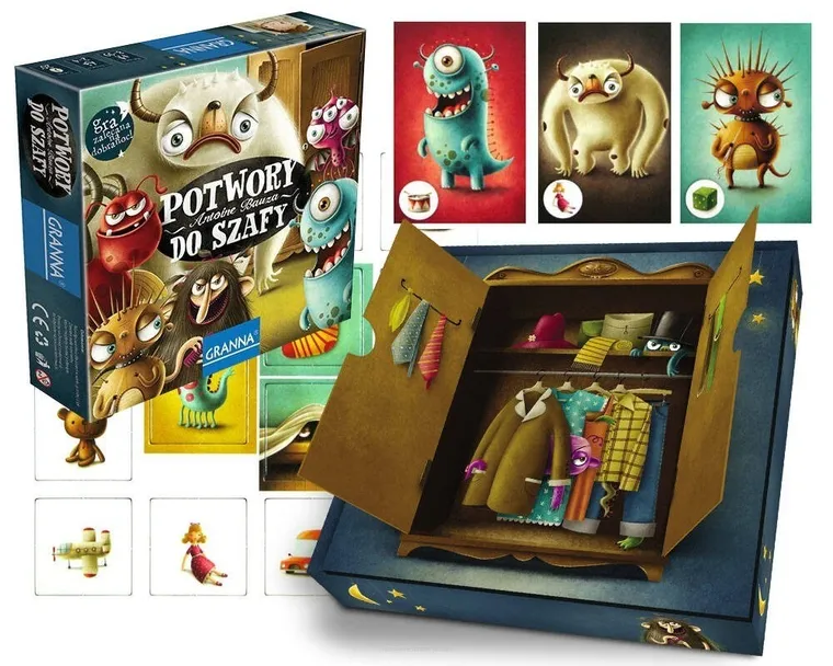 Granna, Monstrii in dulap, joc de memorie