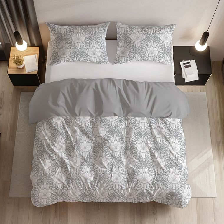 Gusto, Eleganta, set lenjerie de pat single, din bumbac, 140-200 cm