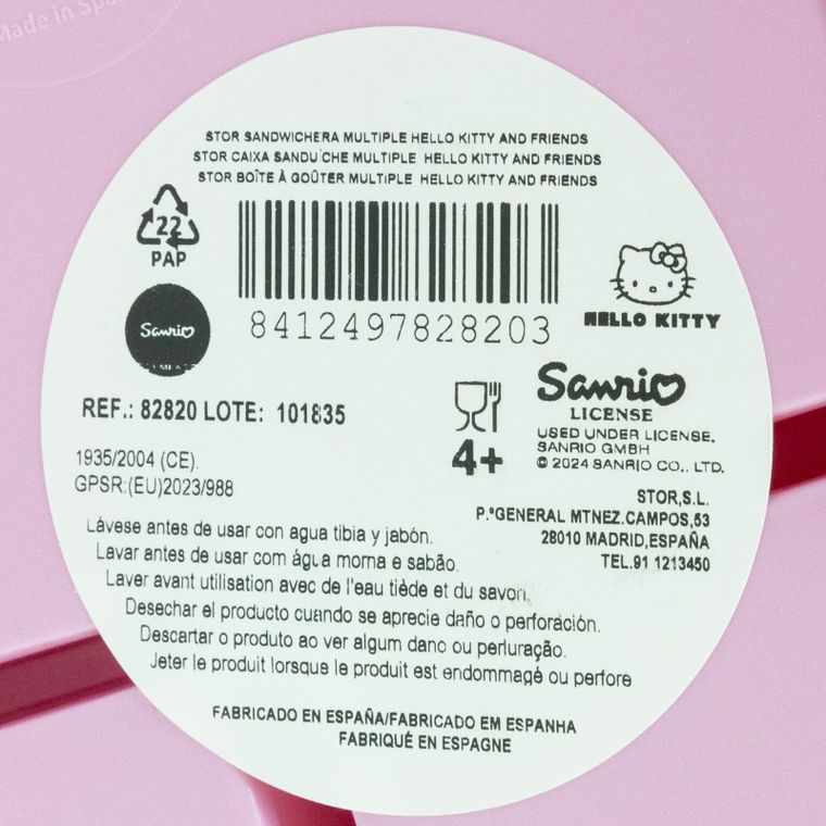 Hello Kitty & Friends, cutie pentru pranz cu compartimente