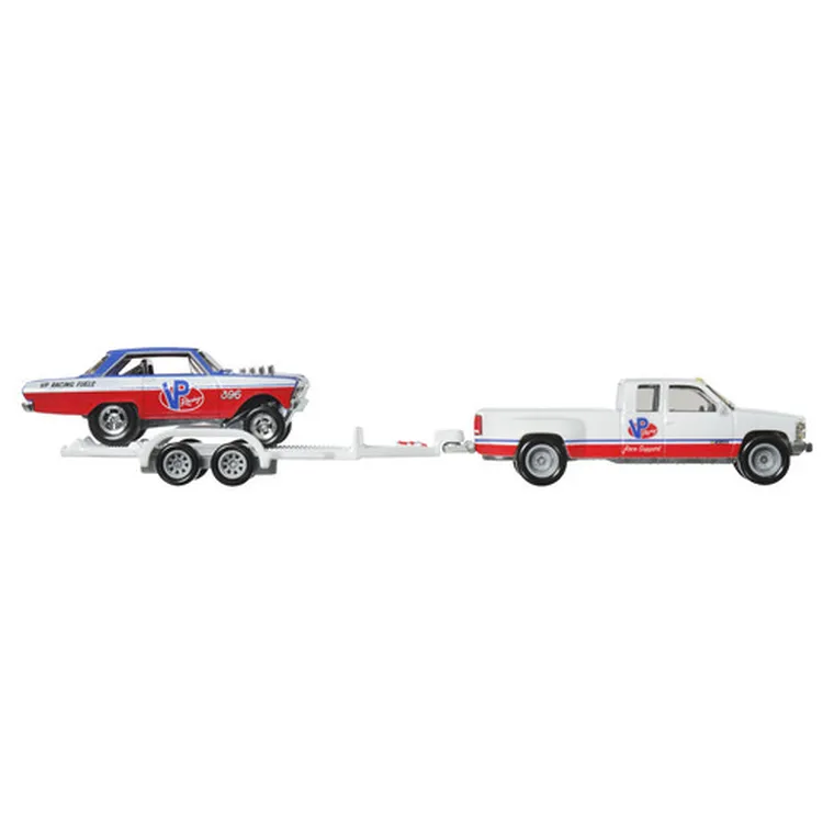 Hot Wheels, Car Culture, Team Transport, '63 Chevy Nova & '88 Chevy Silverado 3500, masini, scara 1:64, HRV42