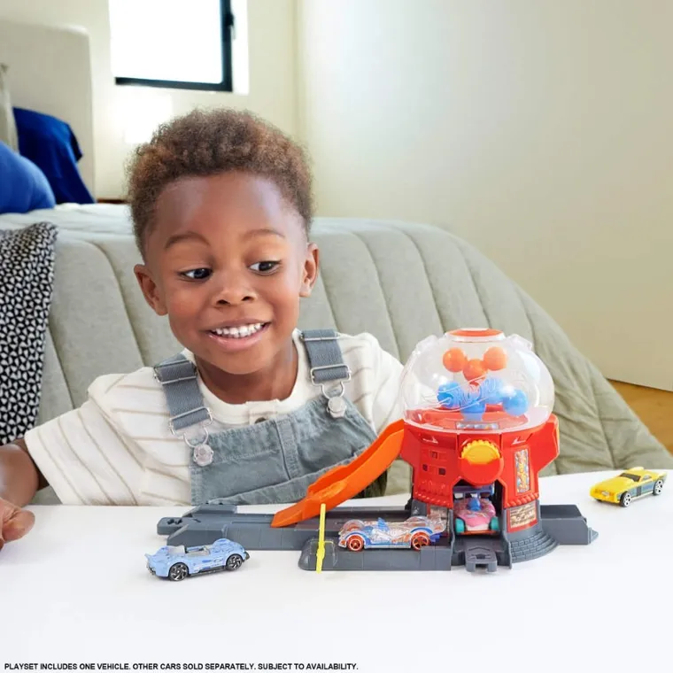 Hot Wheels City, Downtown Candy Shop, set de joaca cu masina