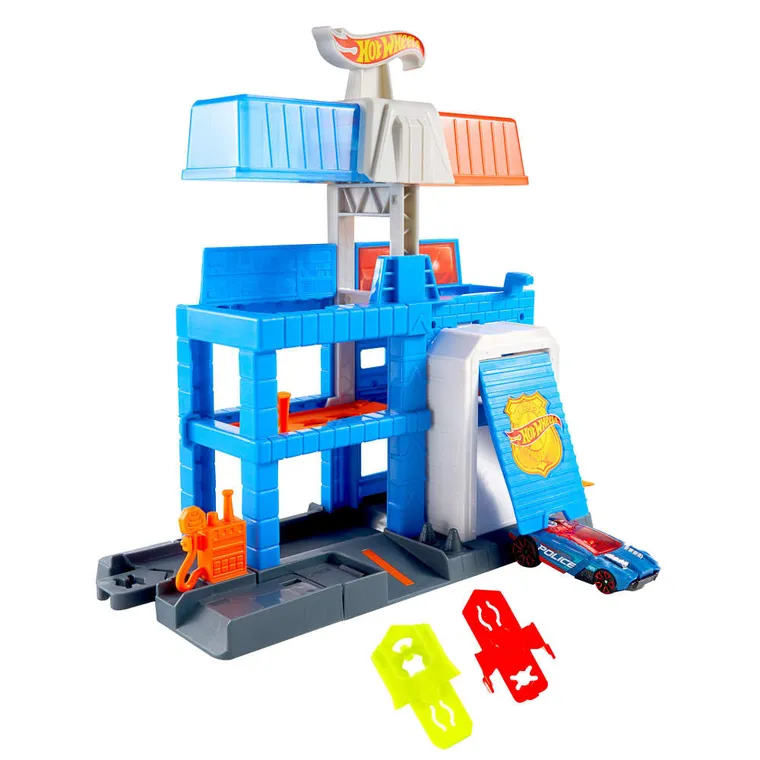 Hot Wheels City, Downtown Police Tower, set de joaca cu masina