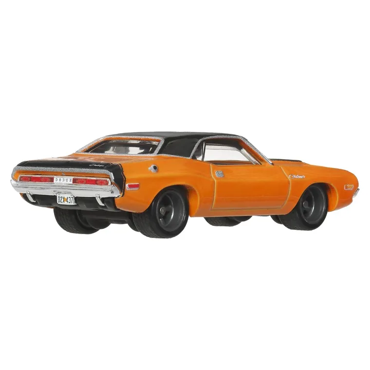 Hot Wheels, Fast & Furious, 1970 Dodge Challenger R/T, masina Premium, scara 1:64, JHW64