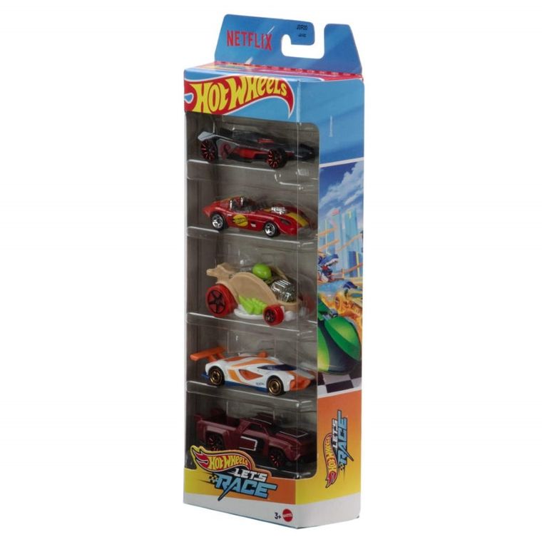 Hot Wheels, Let's Race, set de 5 masini, 1 buc.