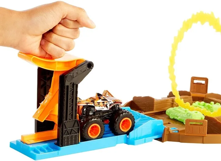 Hot Wheels, Monster Trucks, Stunt Tire, set de joaca