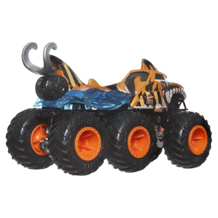 Hot Wheels, Monster Trucks, Tiger Shark, masina, scara 1:64, HWN88