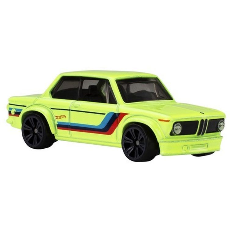 Hot Wheels, Neon Speeders, BMW 2002, masina, scara 1:64, JCB07