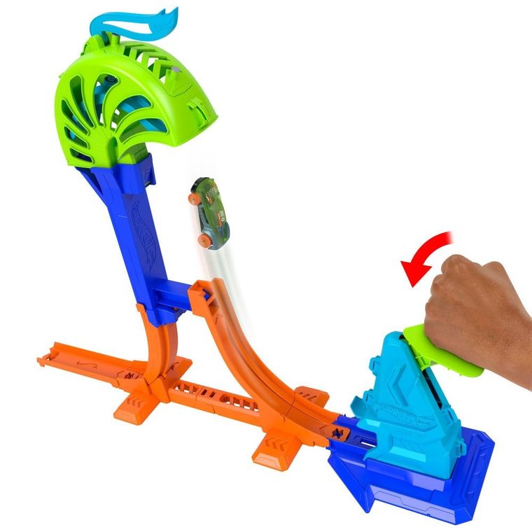 Hot Wheels, Power Launch Champion, set de joaca cu masina