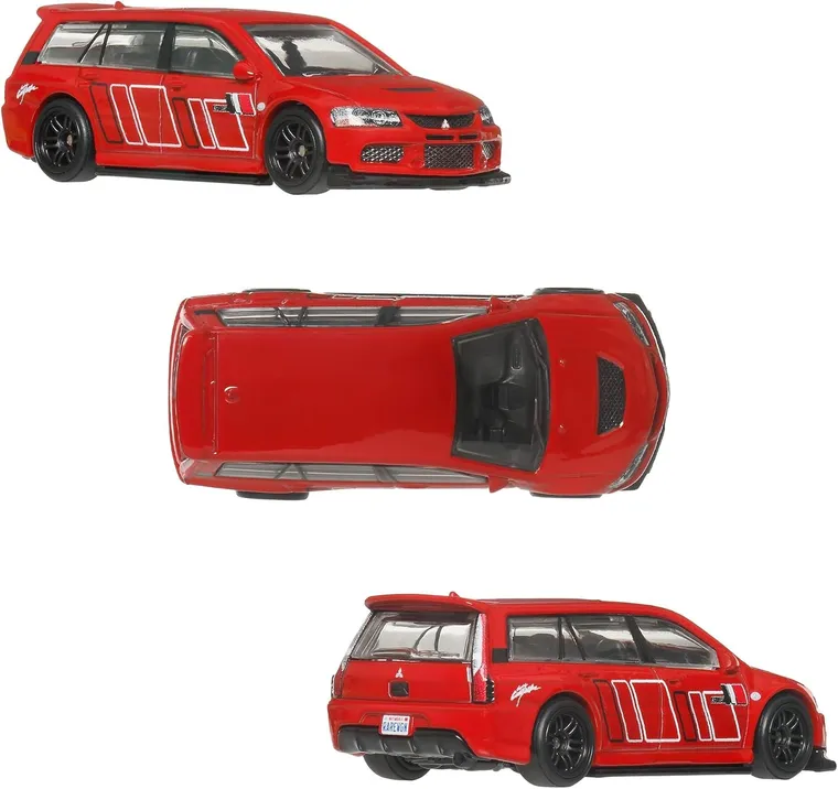 Hot Wheels, Premium, Car Culture, Mitsubishi Lancer Evolution IX Wagon & Subaru Forester, set de 2 masini, scara 1:64, JHW46