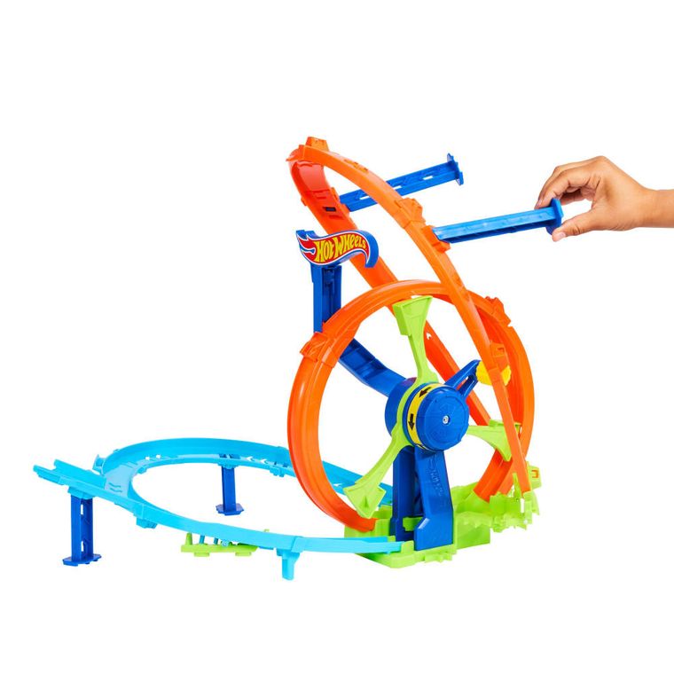 Hot Wheels, Rapid Launch & Loop, set de joaca cu masina