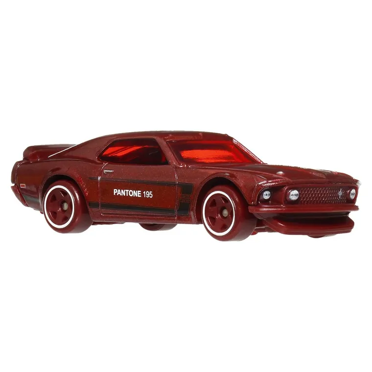 Hot Wheels, Silver Series Pantone, '69 Ford Mustang Boss 302, masina, scara 1:64, JKY48