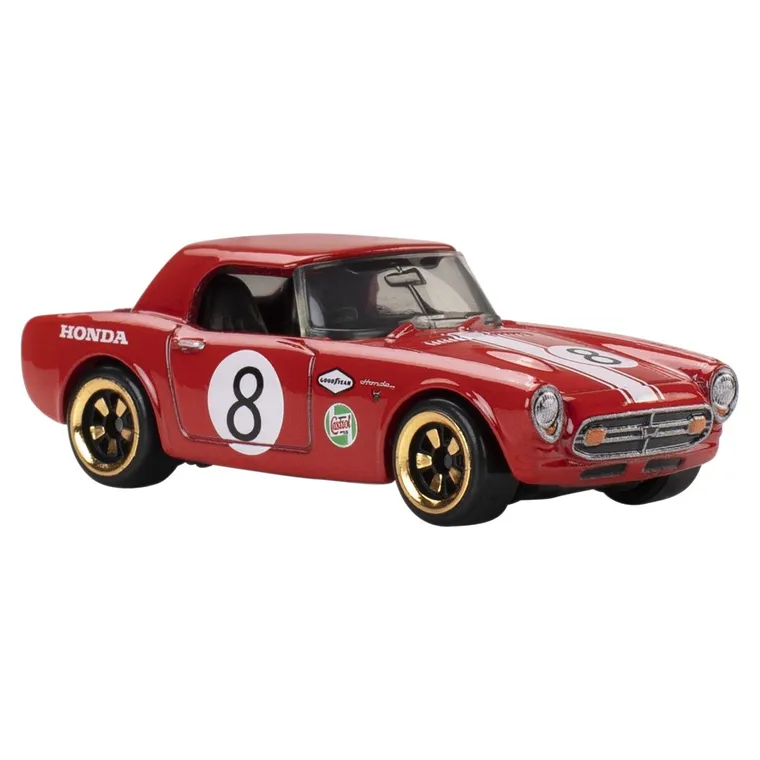 Hot Wheels, Silver Series, Rally Racers, Honda S800 Racing / Course, masina, JKX62