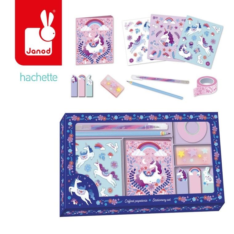 Janod, Unicorns, set de scris
