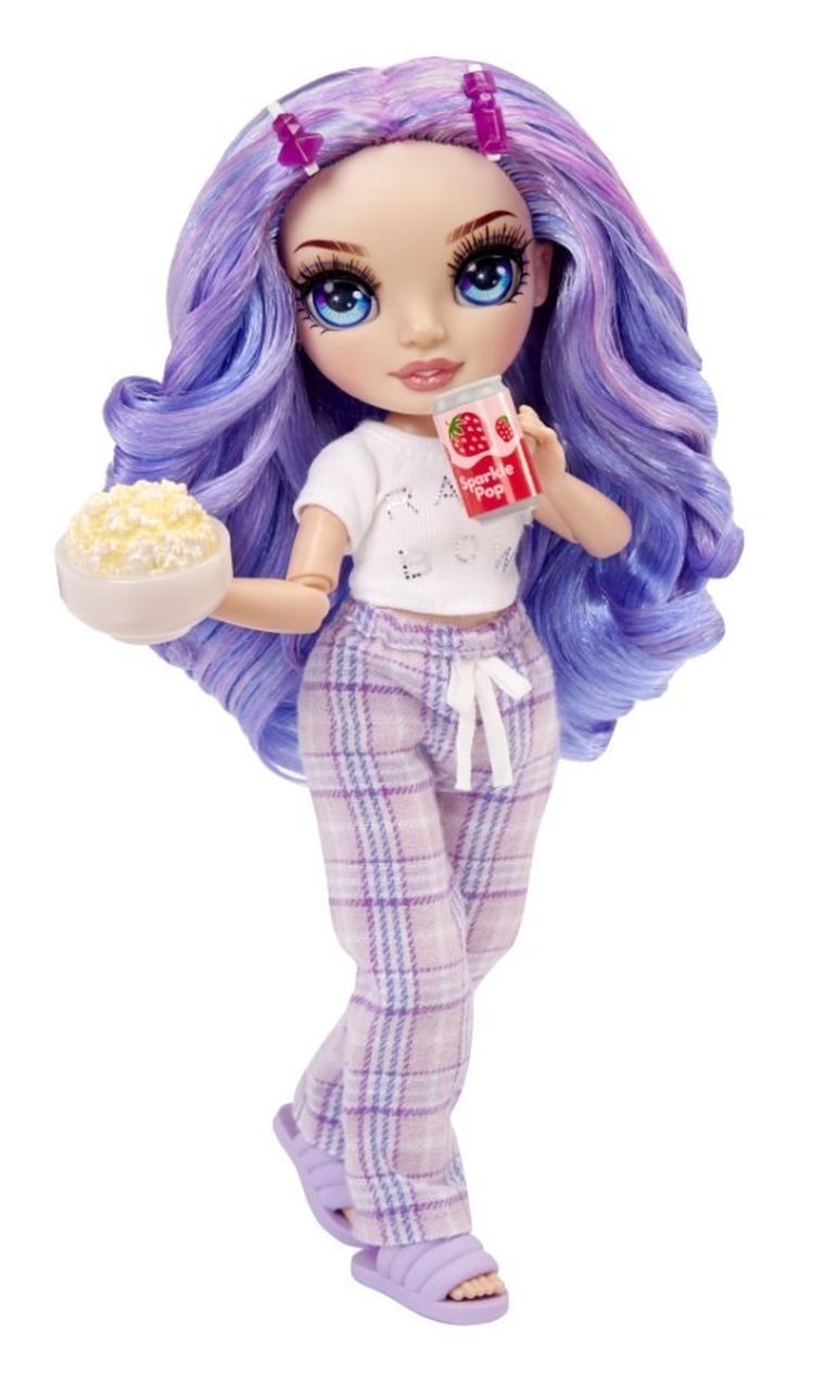 Junior High PJ Party Fashion Doll, Violet, papusa fashion