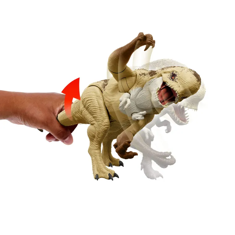 Jurassic World, Rebirth, Distortus Rex Asalt amenintator, figurina 50 cm