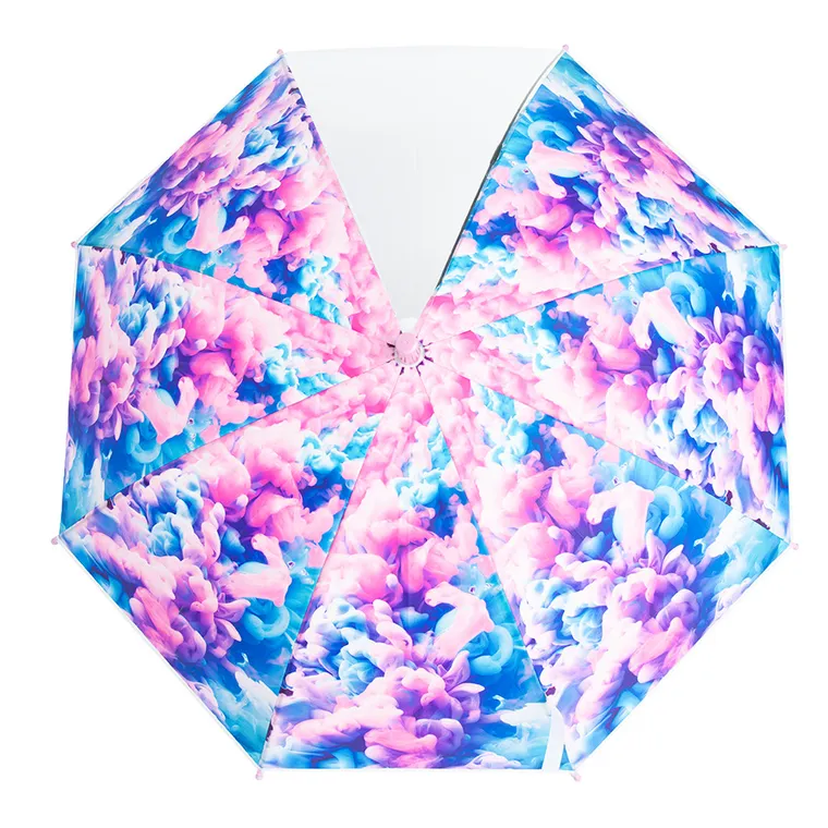 Kayokki, umbrela, Nori albastru-roz