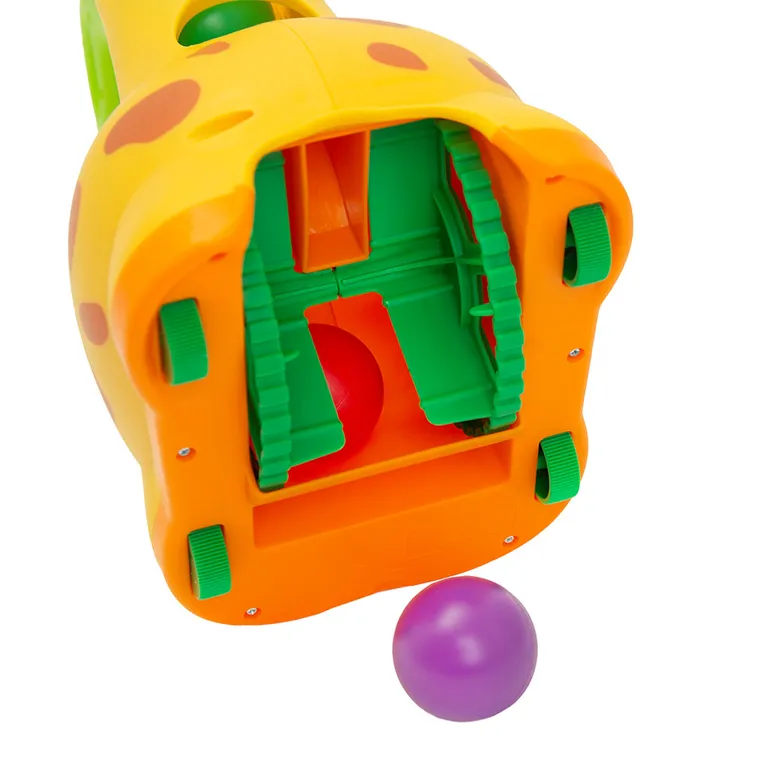 Kiddieland, Girafa, jucarie de impins, colector de mingiute