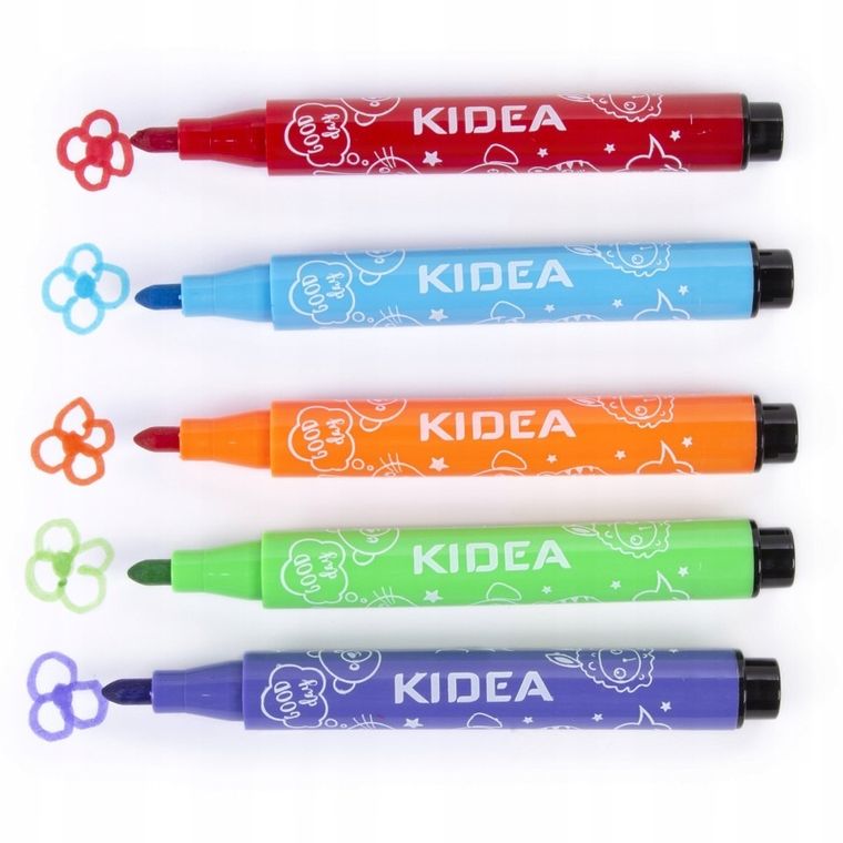Kidea, carioci jumbo, 24 culori
