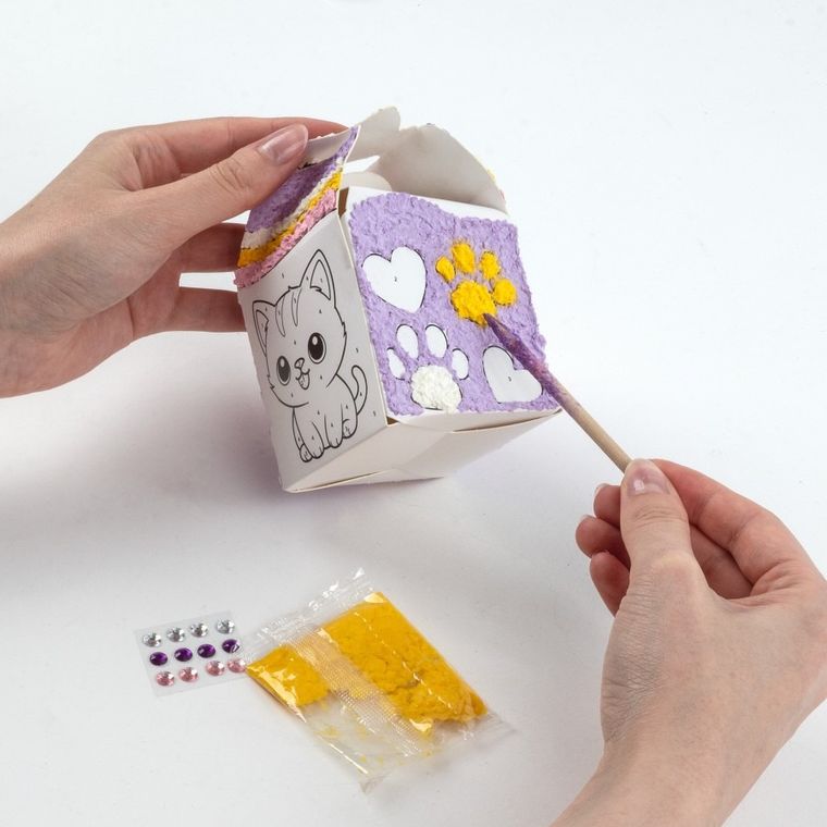 Kidea, Creatie prin numere, Pisica din sicriu, set creativ