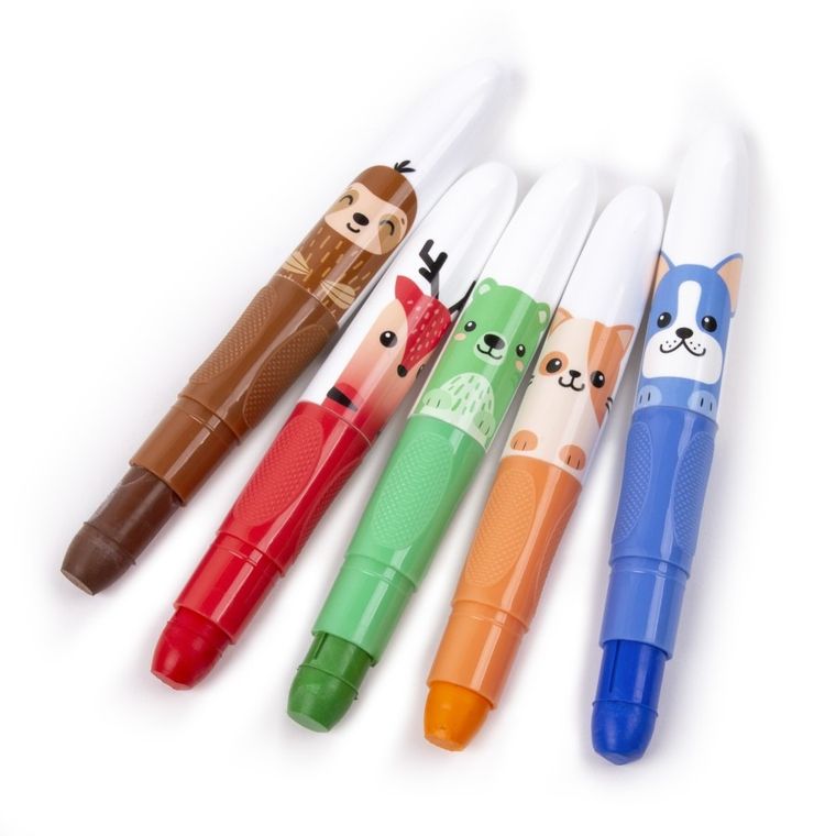 Kidea, creioane gel, 10 culori