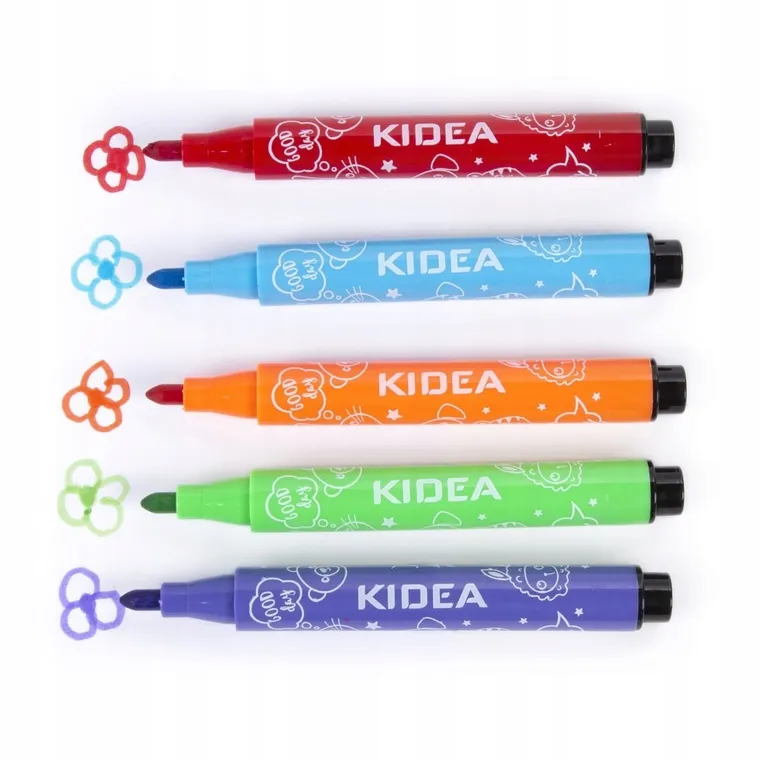 Kidea, markere jumbo, 12 culori