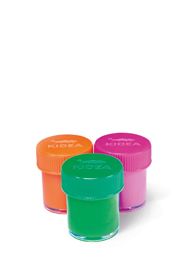 Kidea, vopsele pentru postere, 20 ml, 12 culori