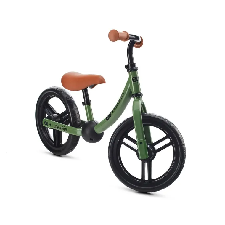 Kinderkraft, 2Way Next 2022, bicicleta fara pedale, Light Green