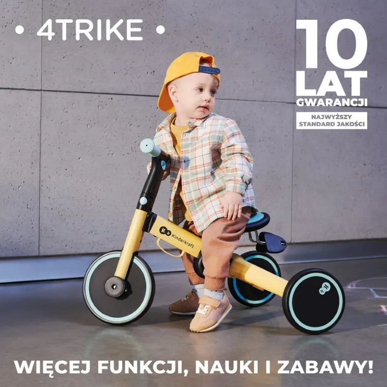 Kinderkraft, 4Trike, tricicleta, Silver Grey