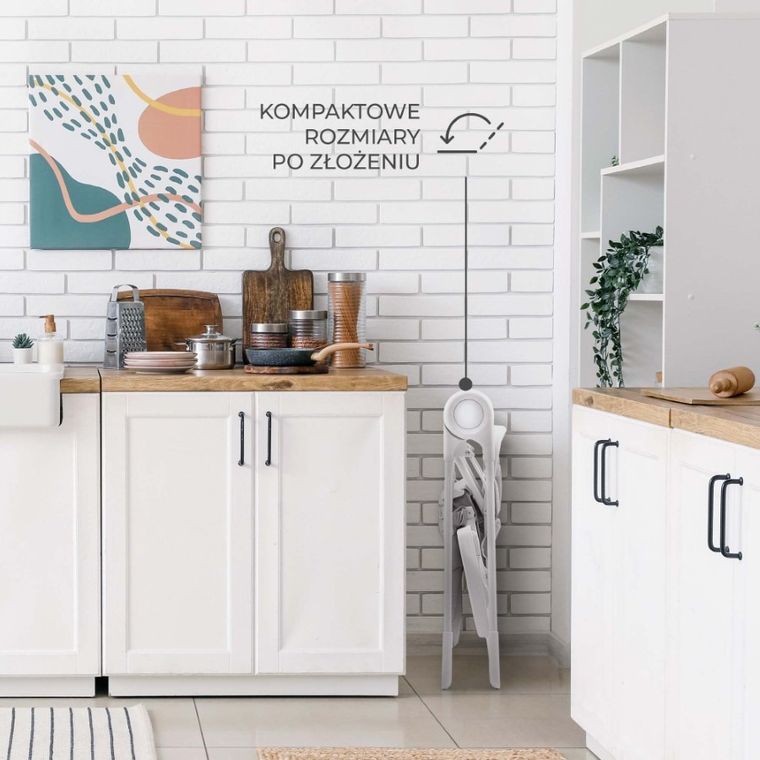 Kinderkraft, Binci, scaun inalt, light grey