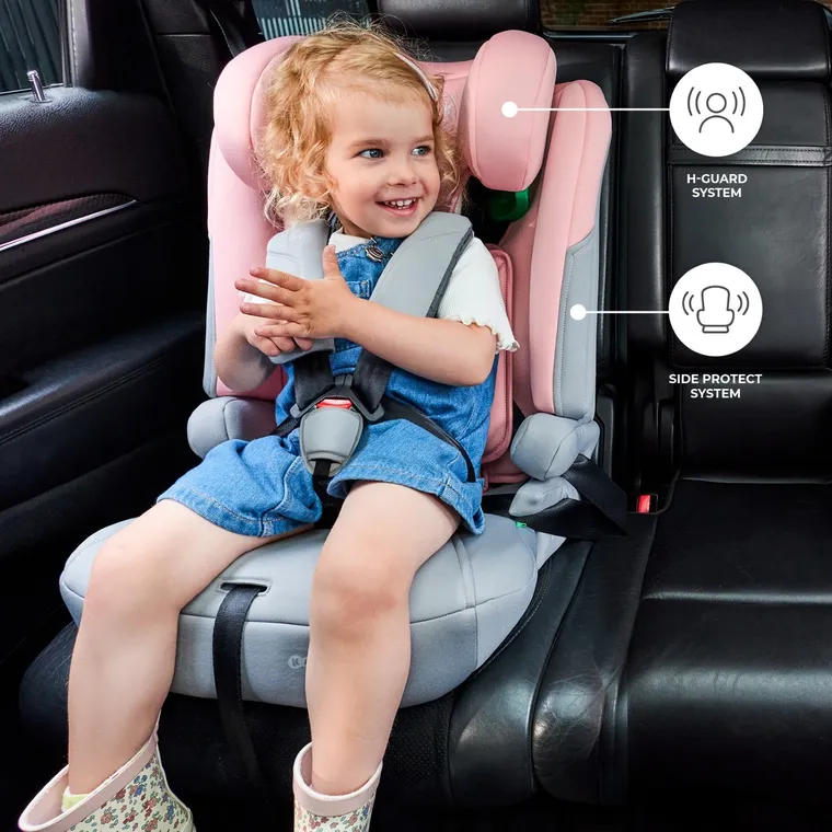Kinderkraft, I-Comfy, scaun auto 3in1, i-Size, Pink, 76-150 cm