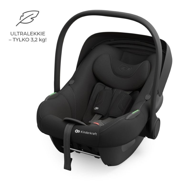Kinderkraft, I-Lite, scaun auto, Graphite Black, 40-86 cm