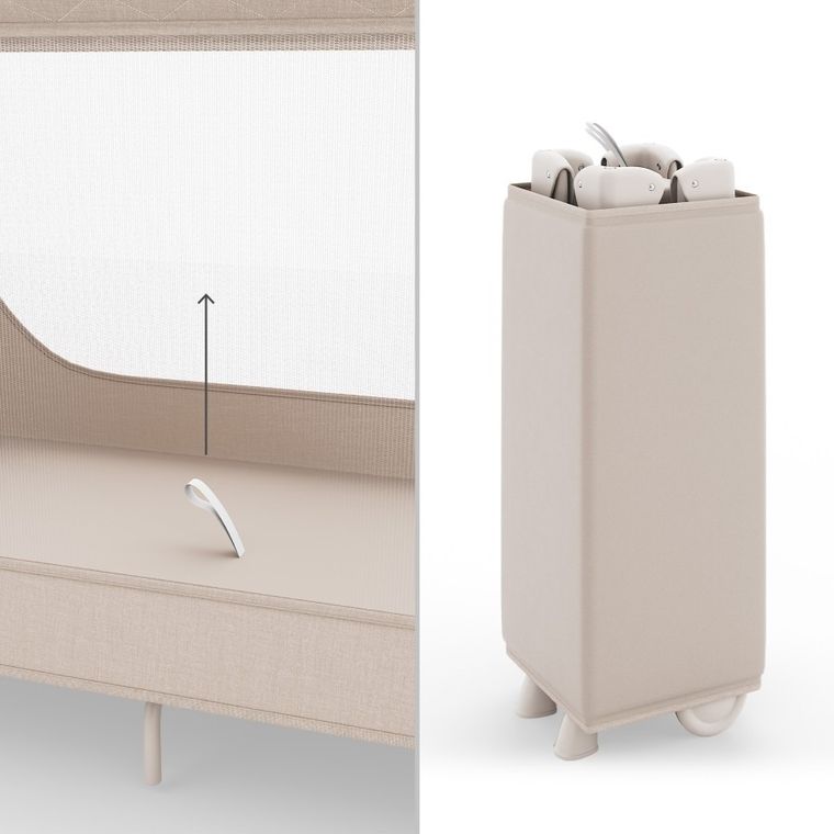 Kinderkraft, Leody Up, patut de volaj, beige
