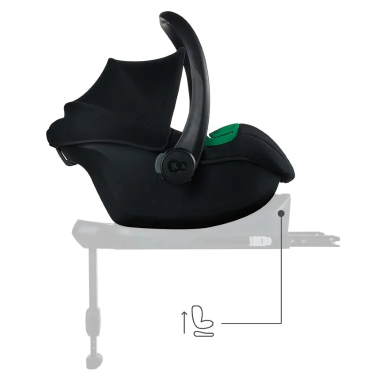 Kinderkraft, Mink Pro 2, i-Size, scaun auto, Black, 40-87 cm