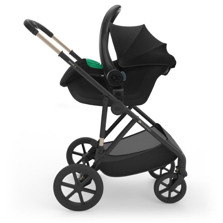Kinderkraft, Prime 3, carucior multifunctional, 3in1, Venezian Black