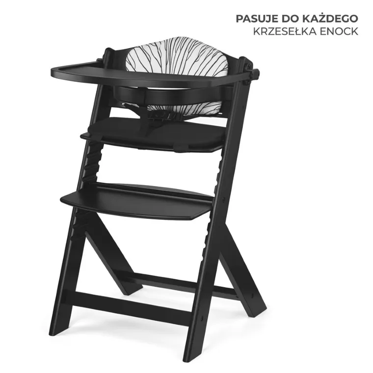 Kinderkraft, set de perne pentru scaunul Enock, Black and White