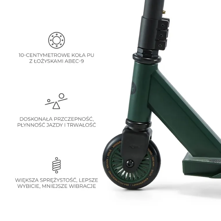 Kinderkraft, Solis, trotineta, Green