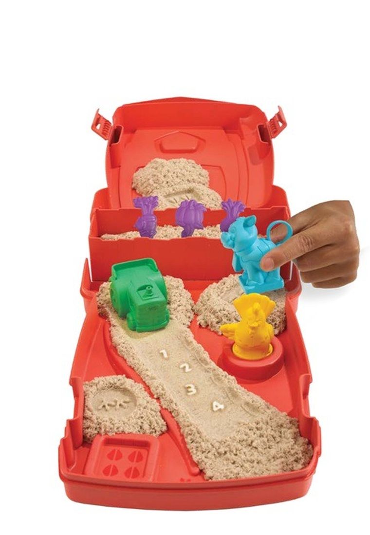 Kinetic Sand, Sandy Farm, set de joaca cu nisip kinetic si accesorii