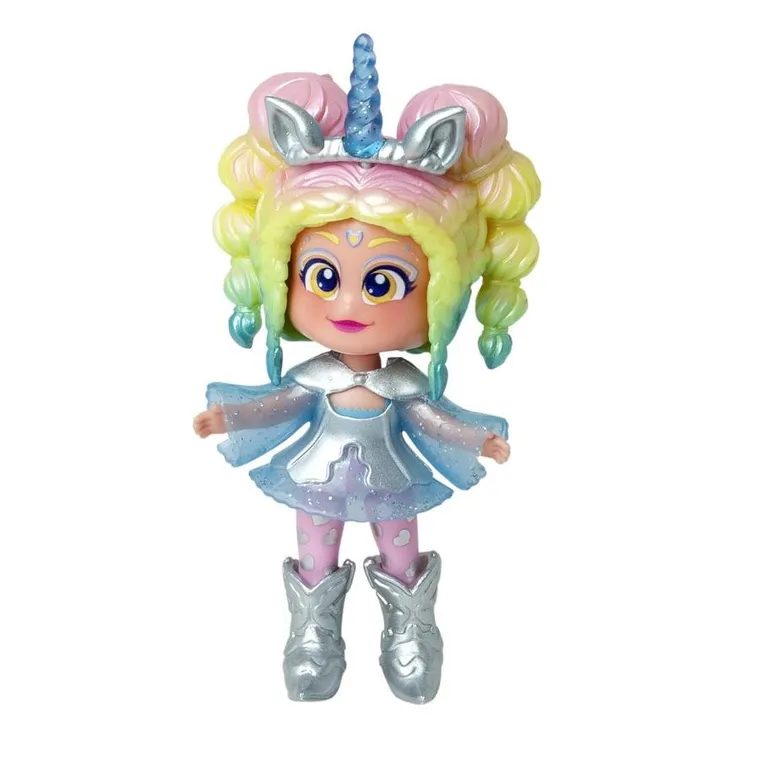 KookyLoos, Rainbow Unicorn, set cu figurina si unicorn