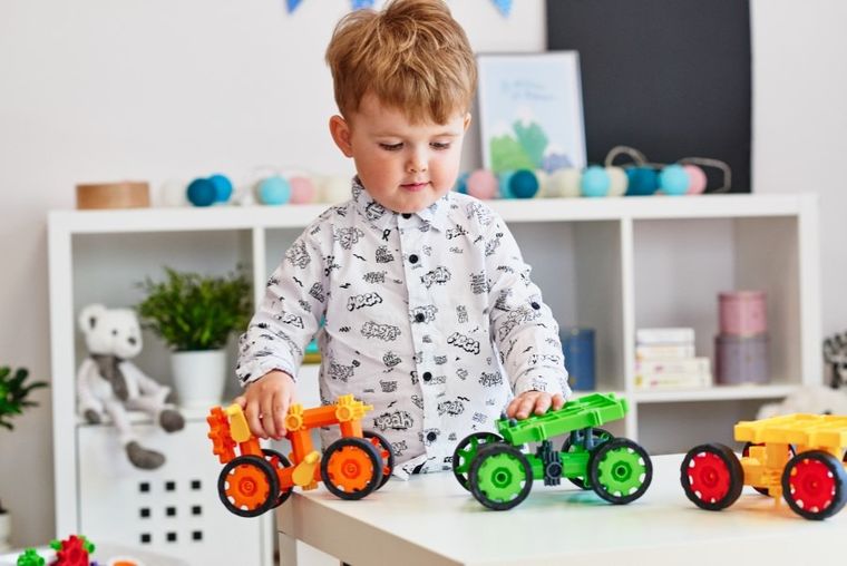 Korbo, Hummer, set de constructie, 25 piese, rosu