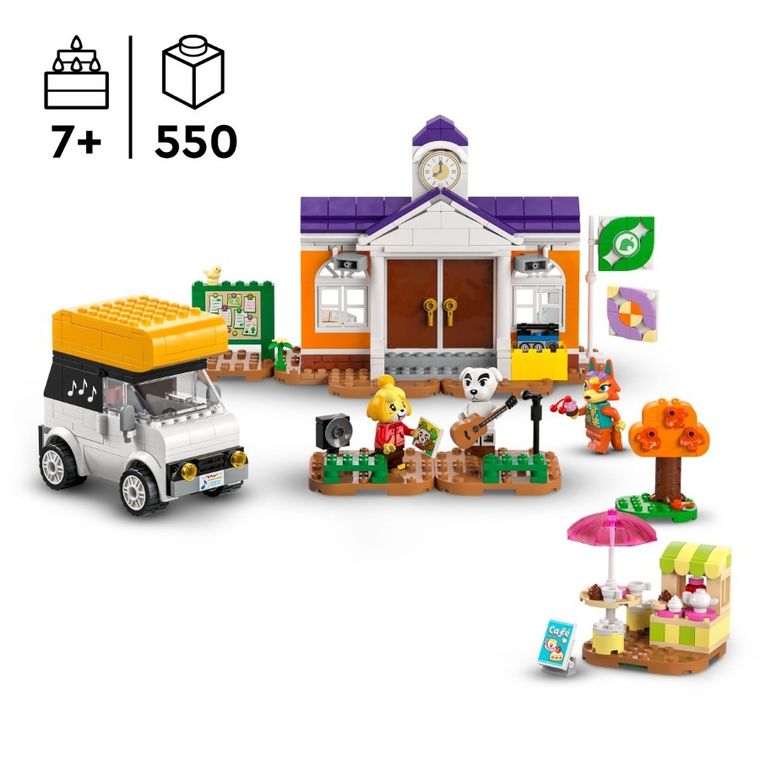 LEGO Animal Crossing, Concertul lui K.K. la Plaza, 77052